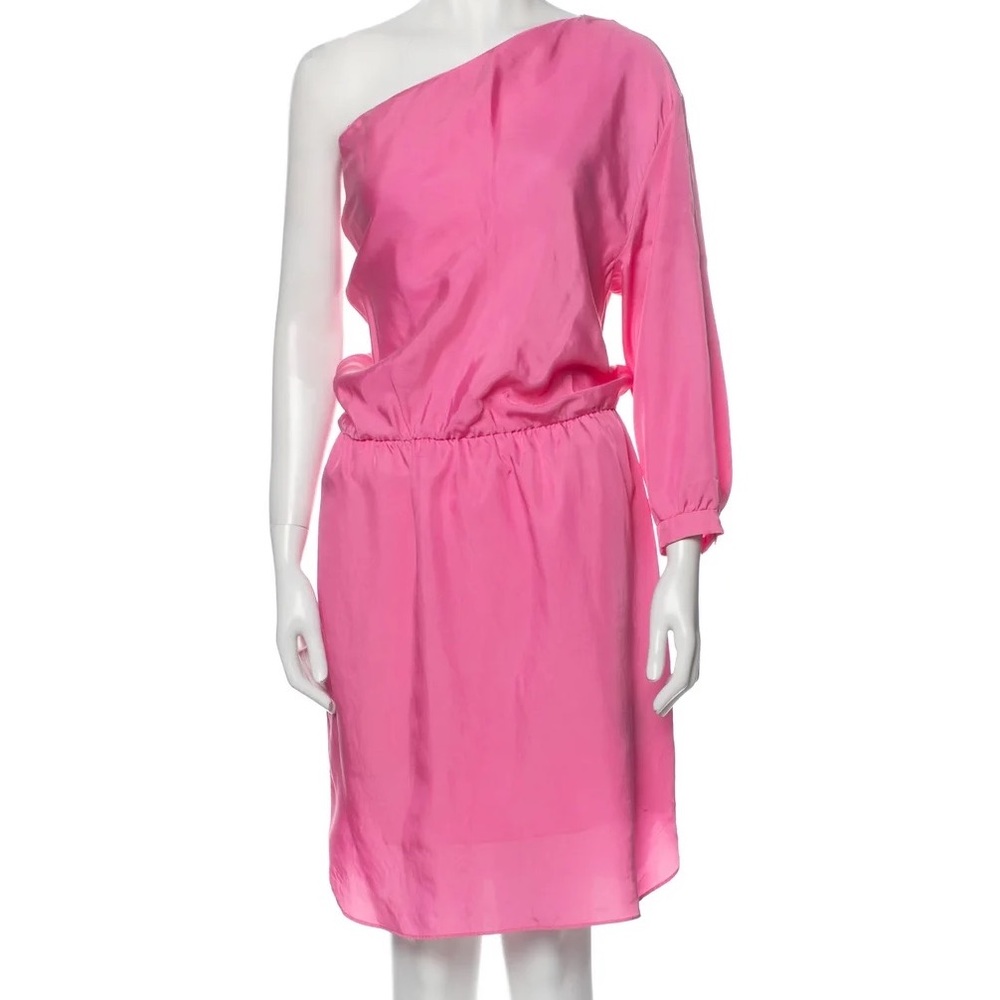 Carven pink silk dress